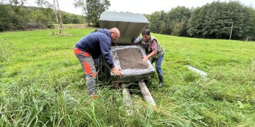 Kříž Proboštov VII - hlavice na místě