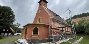 Štítová stěna hotová