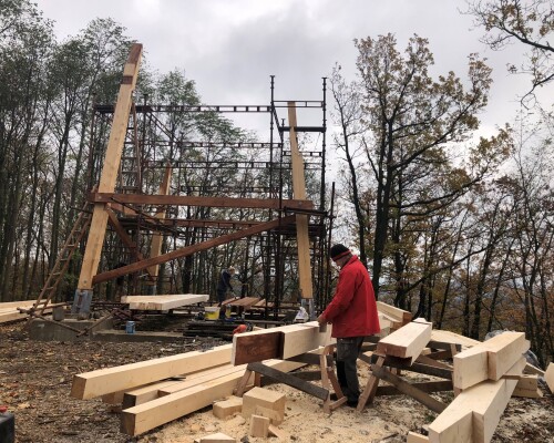 Stav 3. 11. 2018, tesařské práce = Martin Andráš