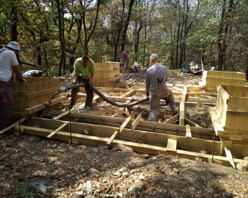 Betonáž 31. 7. 2018